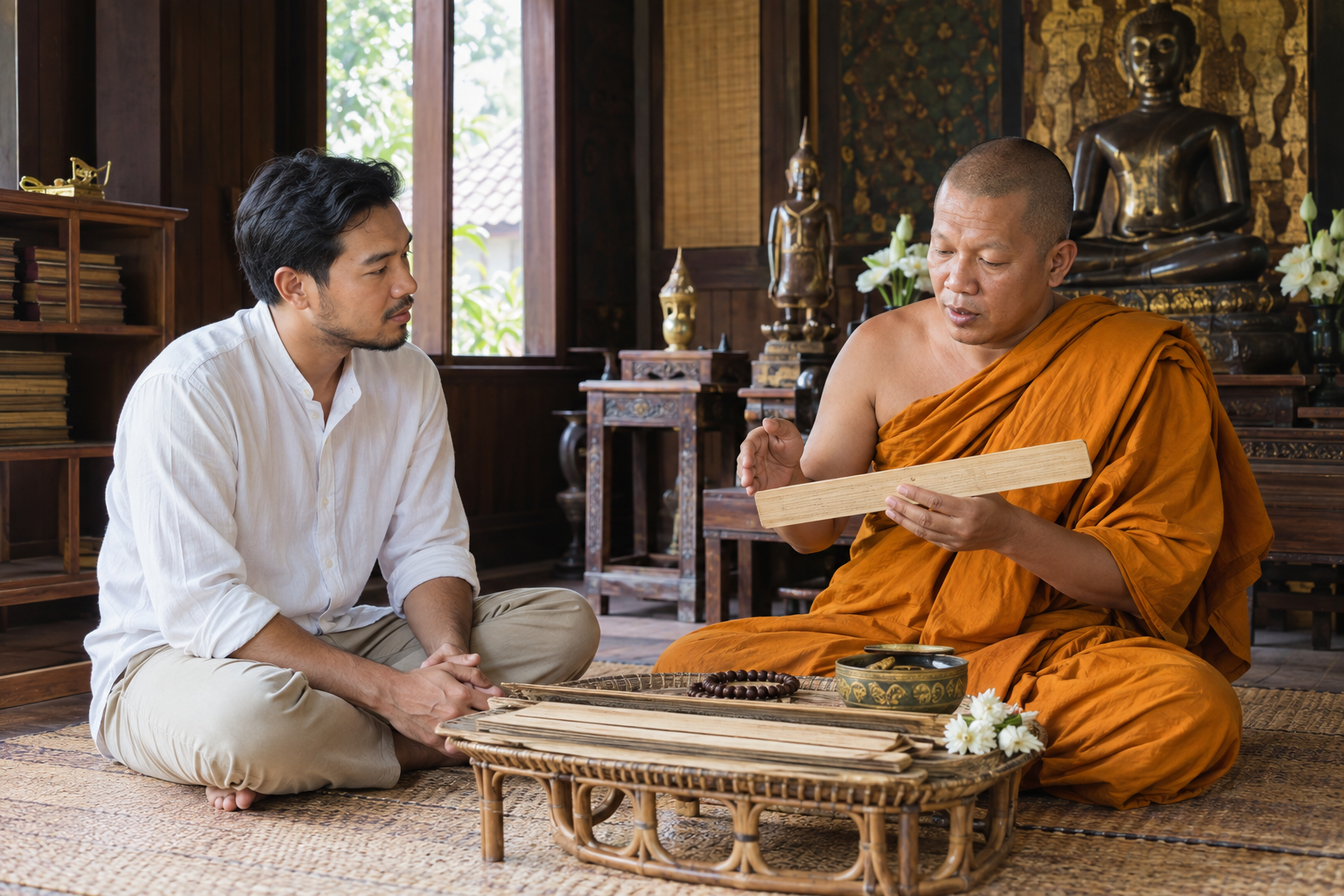 Here Are the Five Buddhist Precepts
