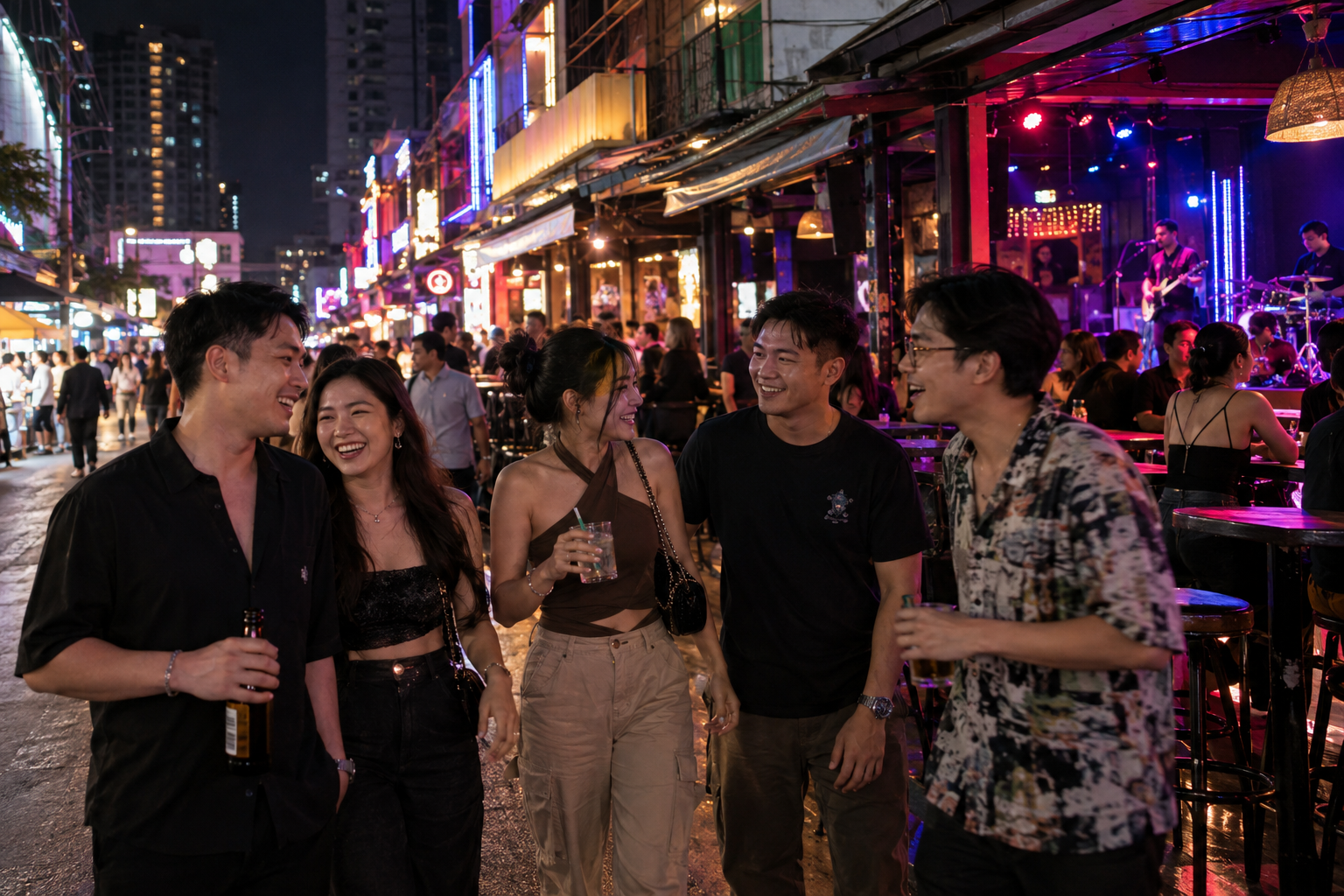 Huai Khwang Nightlife and Royal City Avenue