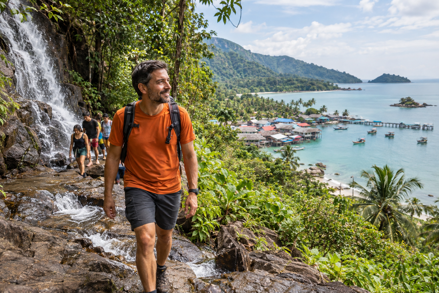 Koh Chang Waterfalls Beaches and Bang Bao Village