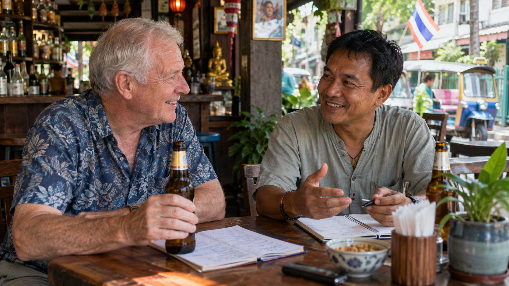 Making Friends and Learning the Thai Language