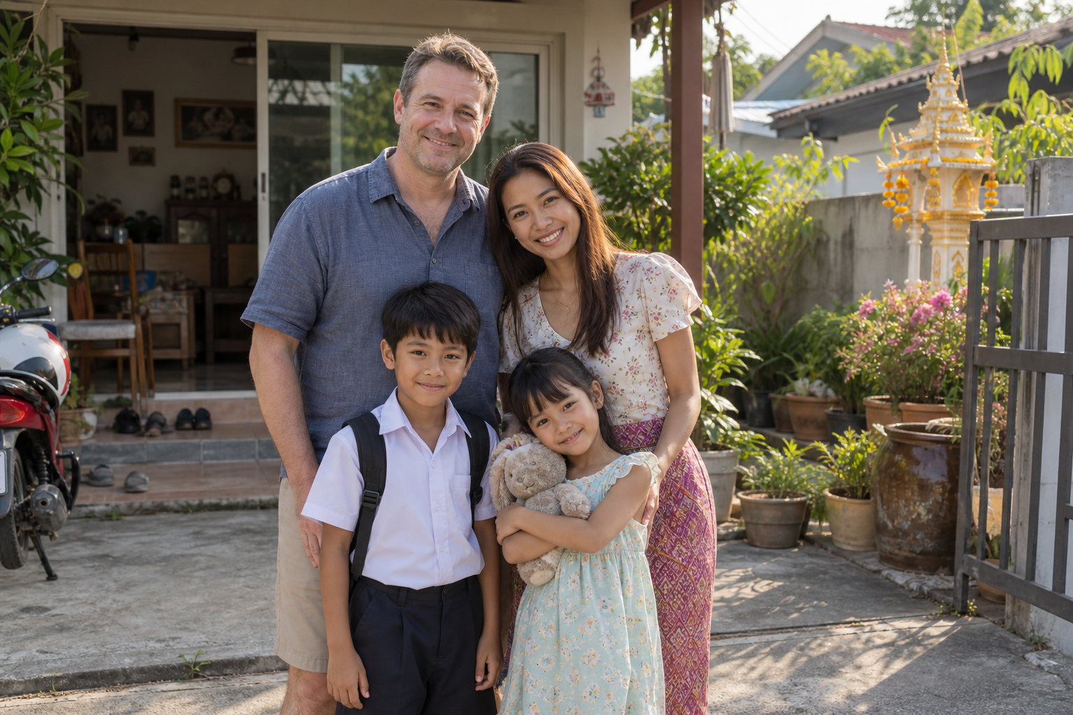 Marriage Children and a House in Thailand