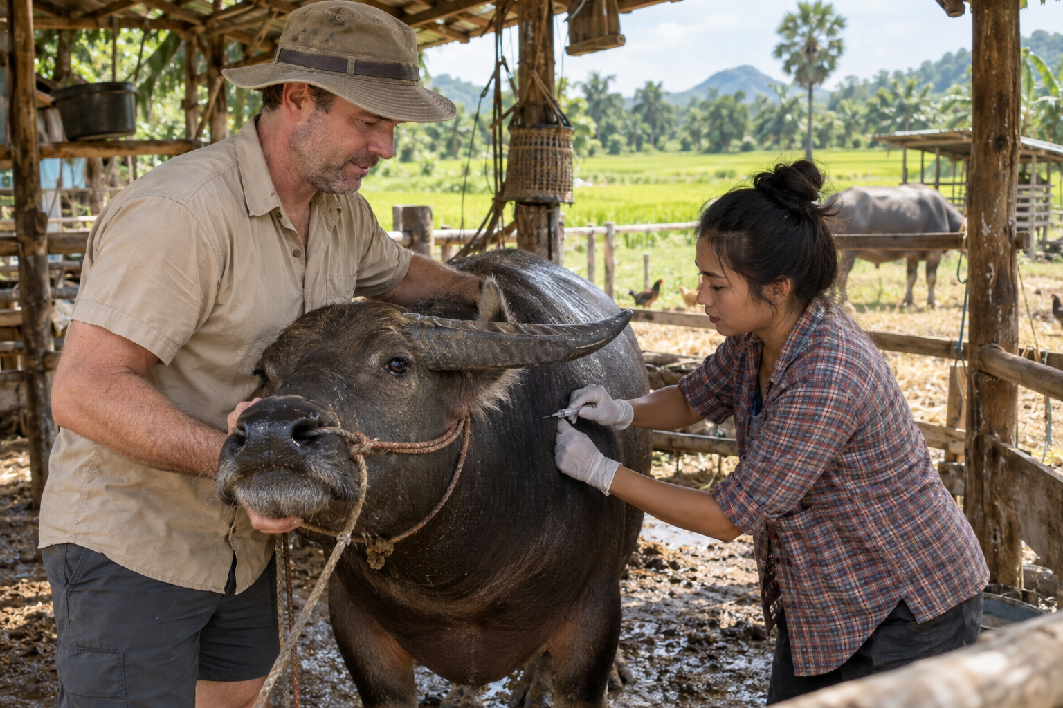 Meeting My Thai Wife's Cousin at the Farm