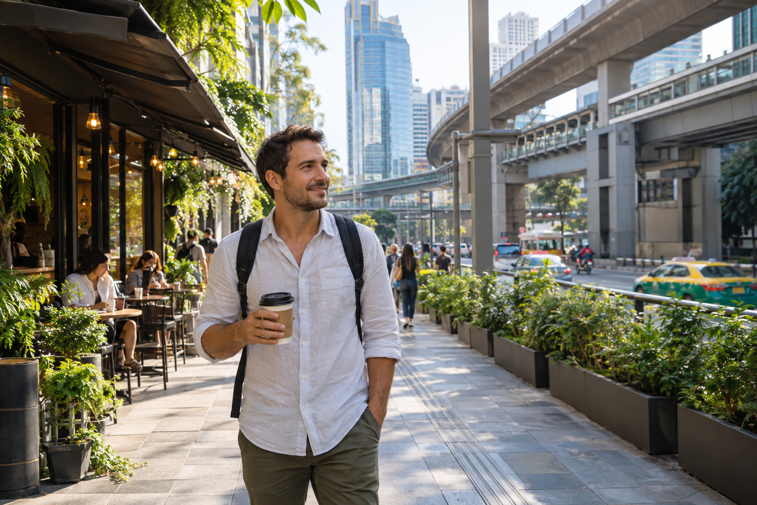 Morning Coffee Near Asok