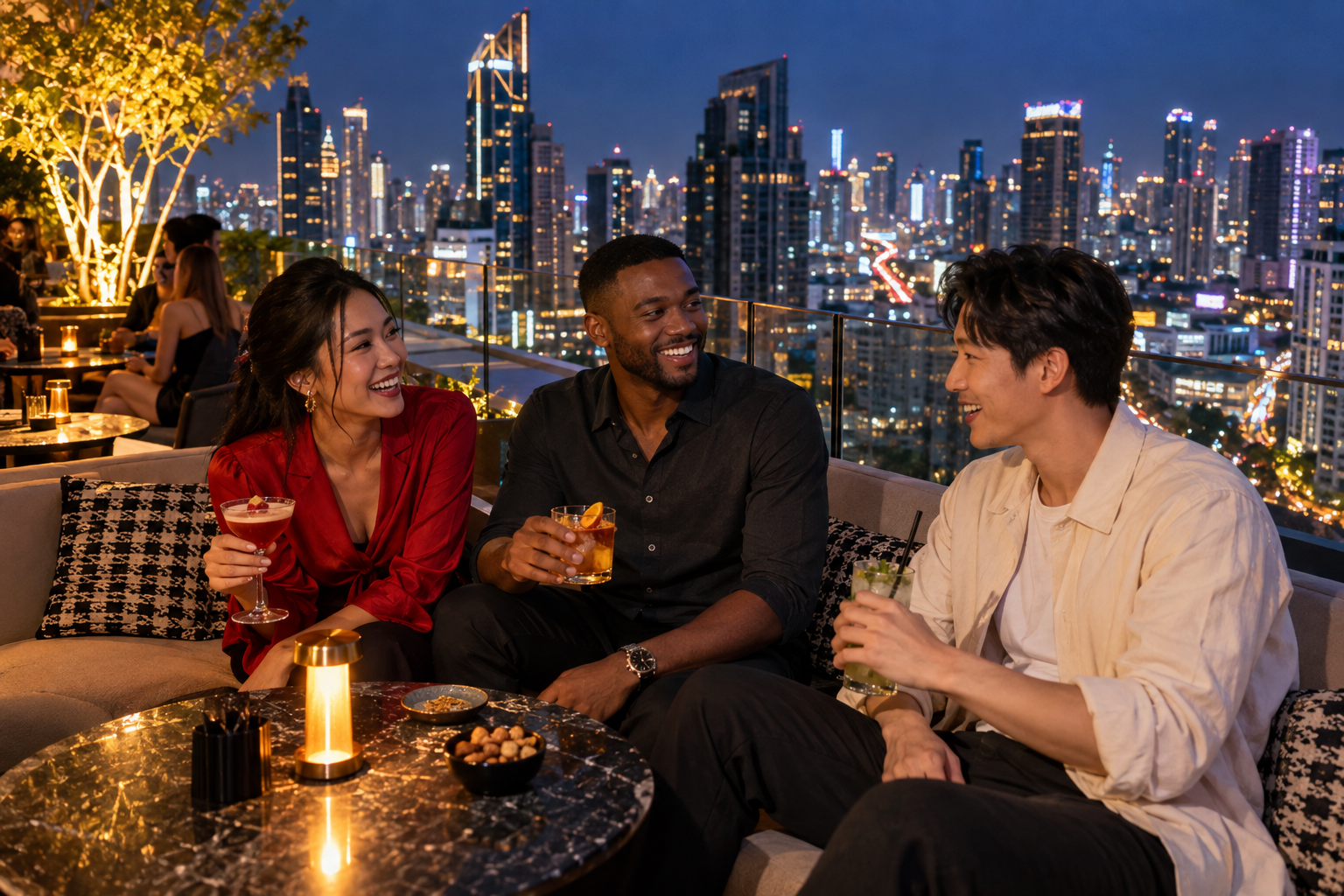 Nightlife Here Is More Rooftop Than Rager