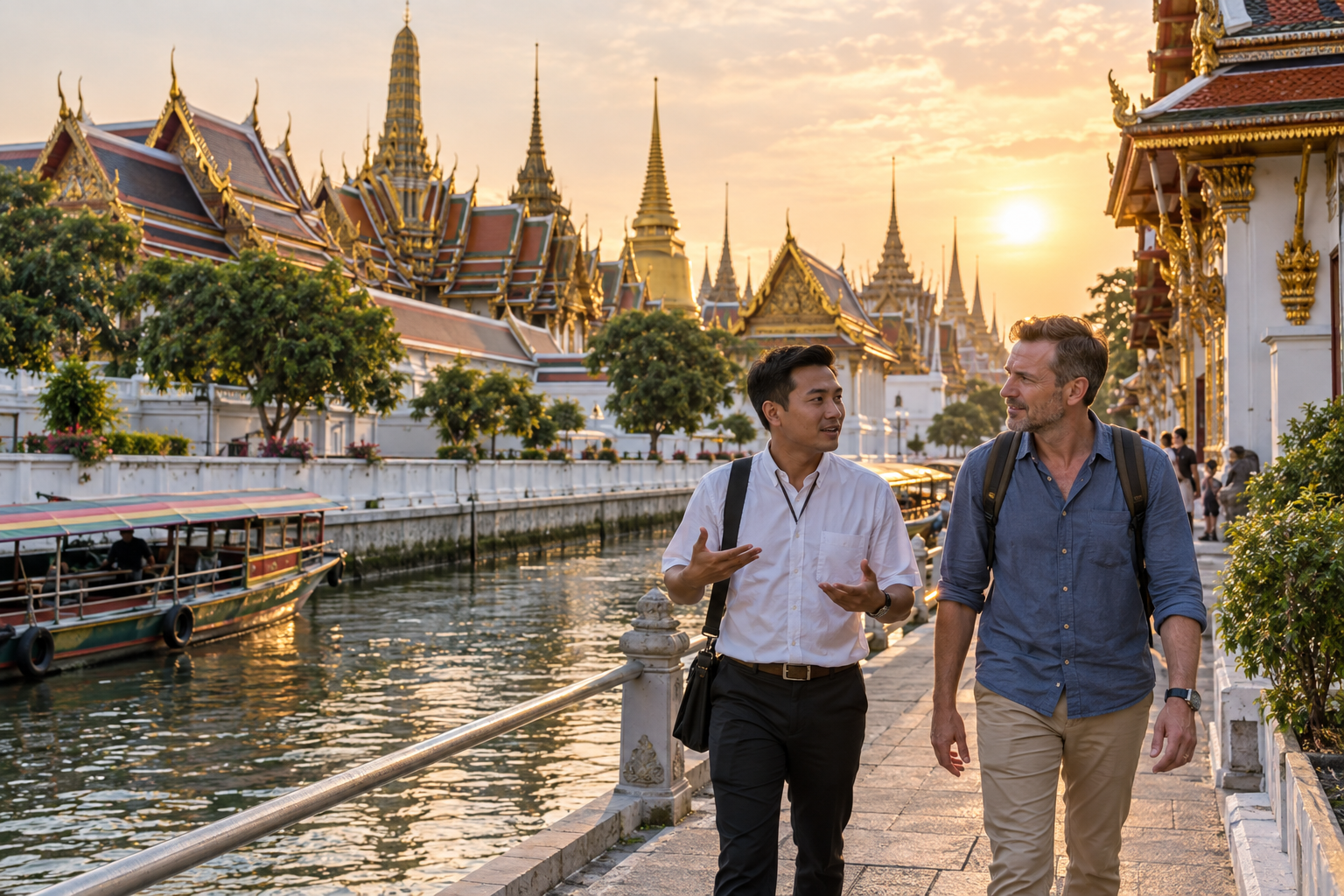 Phra Nakhon Old Town and Golden Rooftops
