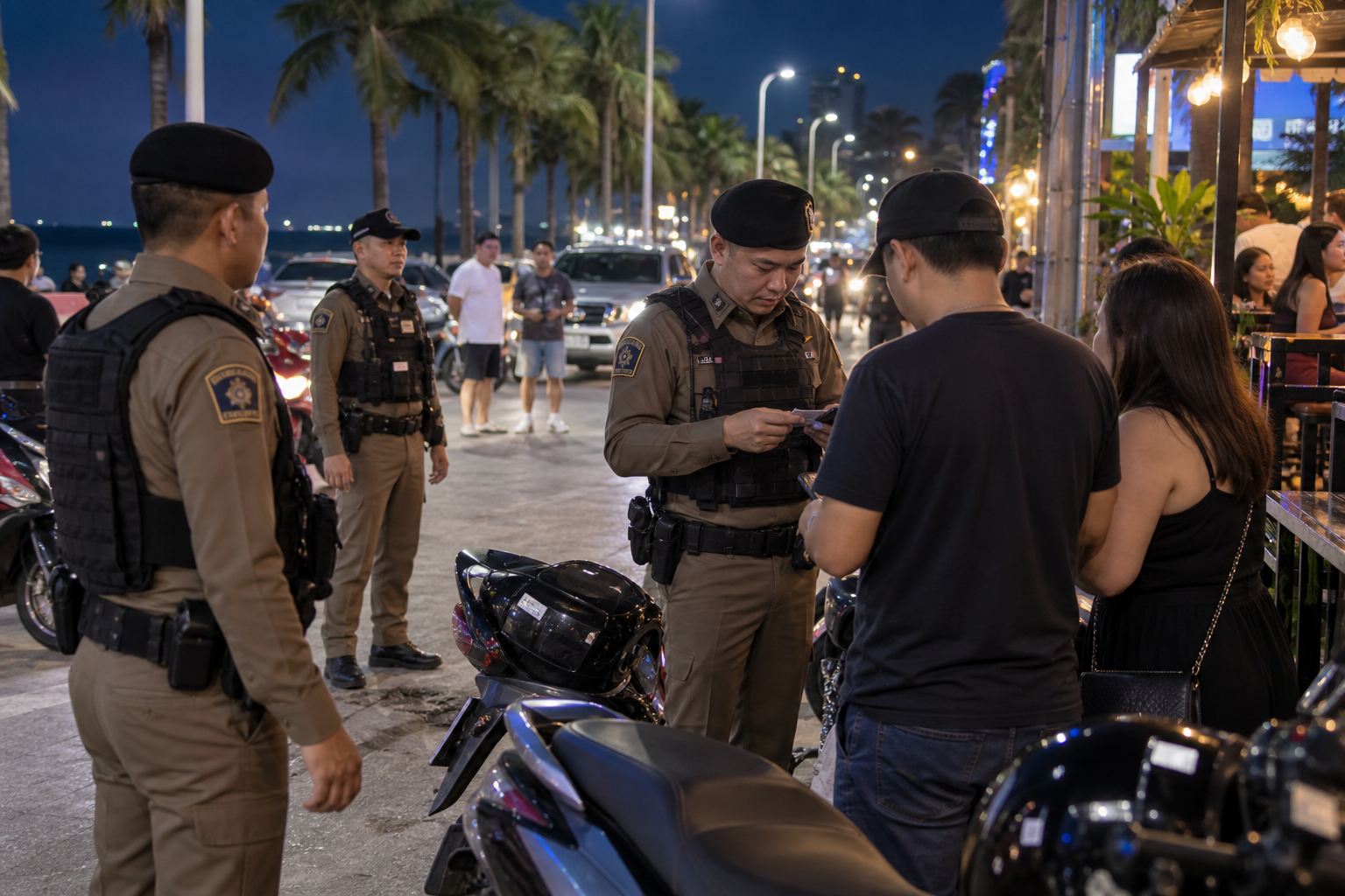 Police Continue Raids Around Jomtien's Soi 2
