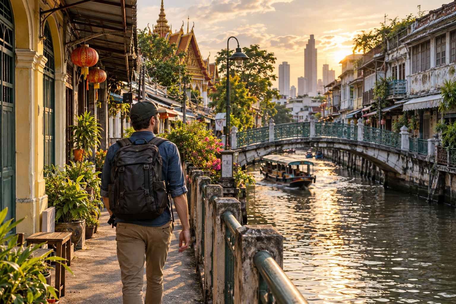 Pom Prap Sattru Phai and Old Bangkok