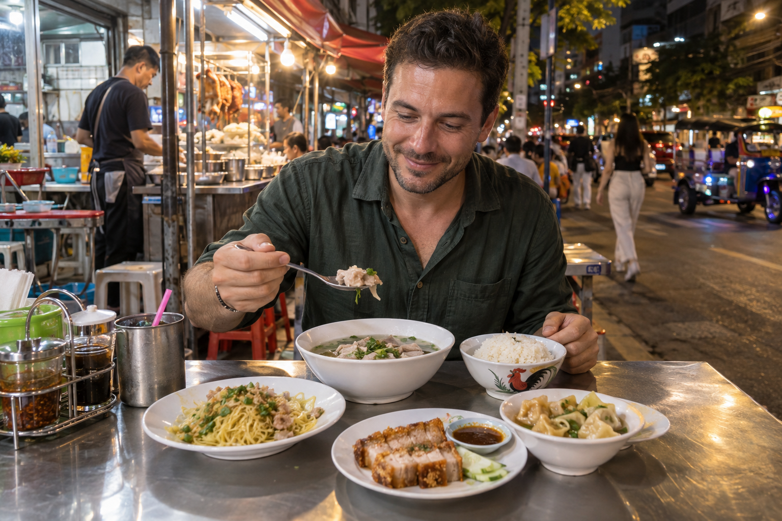 Pork Soup and Rice at Soi 23