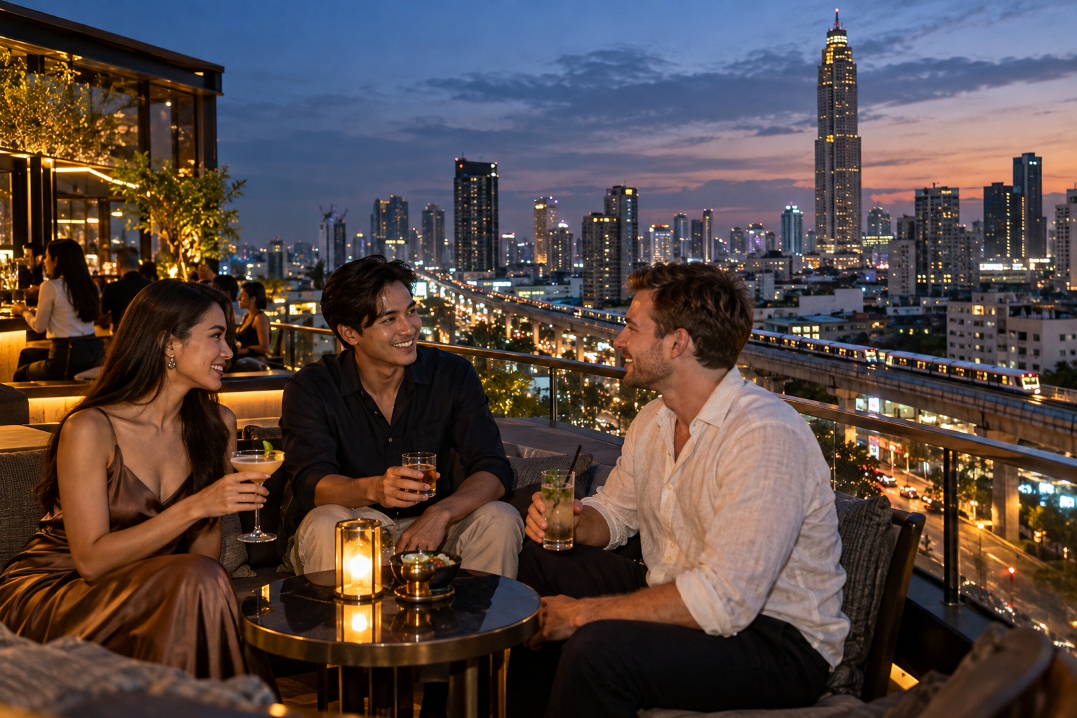 Ratchathewi BTS and Rooftop Bars