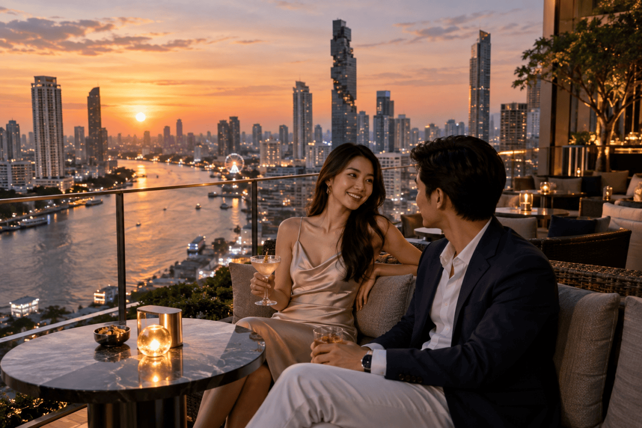 Sathon's Sleek Hotels and Rooftop Bars
