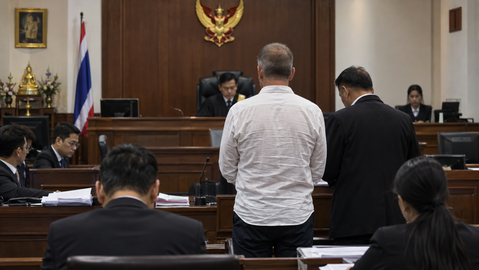 Simon Carman Pleads Not Guilty in Pattaya Teenager Death Case