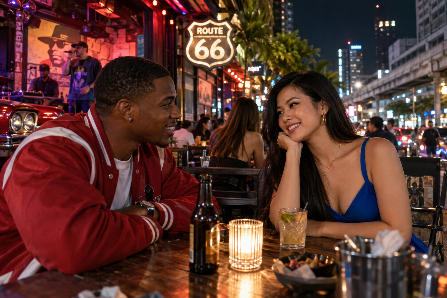 Story 3 Meeting Nan at Route 66 in Bangkok