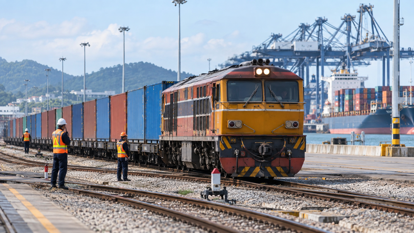 Thailand Launches Laem Chabang to Nong Khai Freight Rail Trial