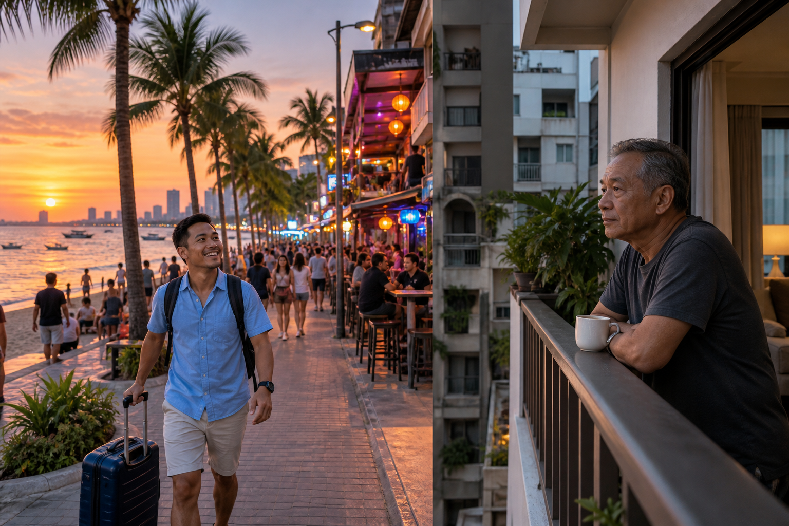 The Difference Between Visiting Pattaya and Staying There