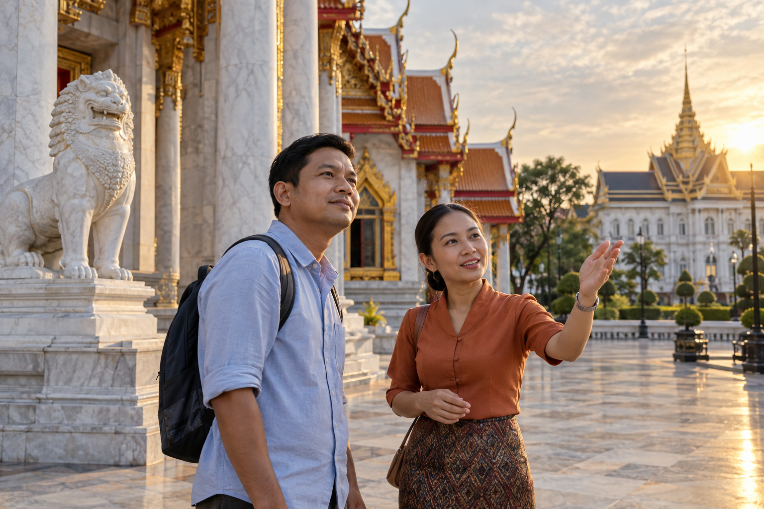 The Marvelous Marble Temple Wat Benchamabophit