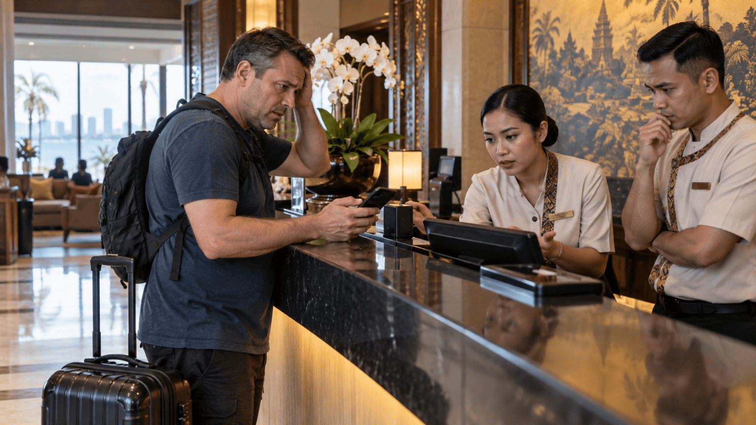 The Pattaya Hotel Check-In Problem
