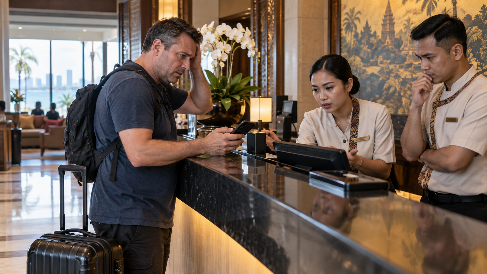 The Pattaya Hotel Check-In Problem