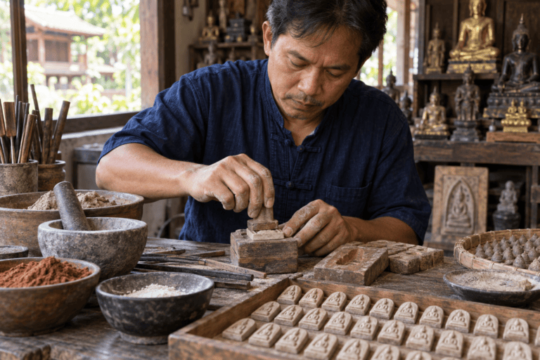 The Process of Making Thai Amulets