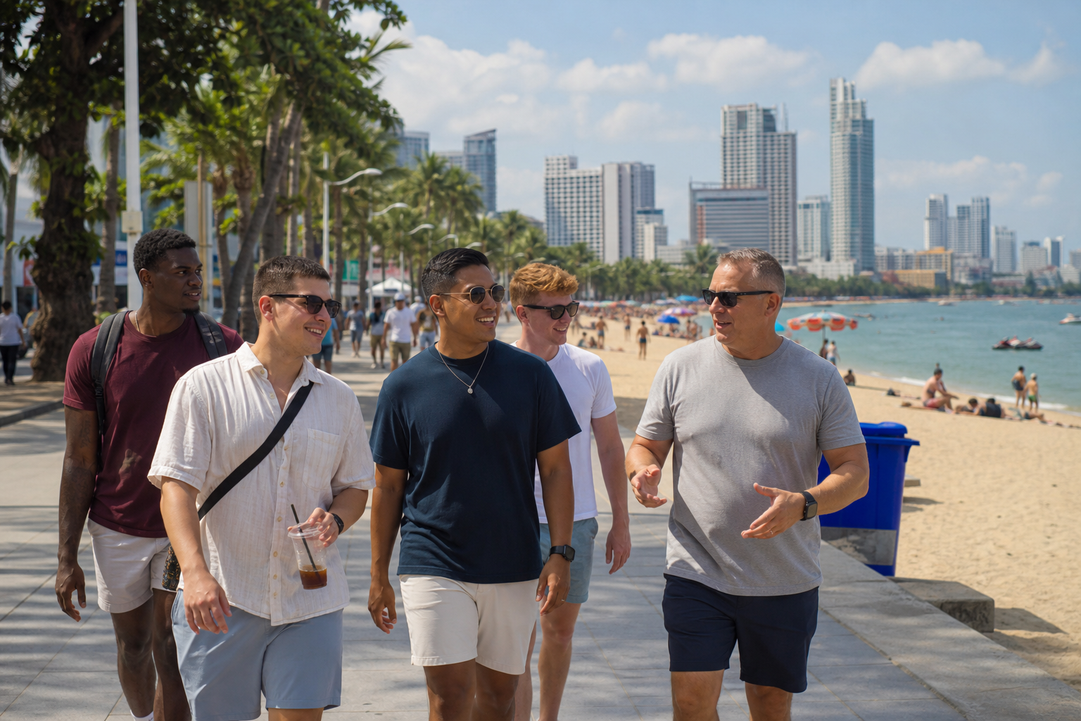 US Navy Personnel Enjoy Time Ashore in Pattaya