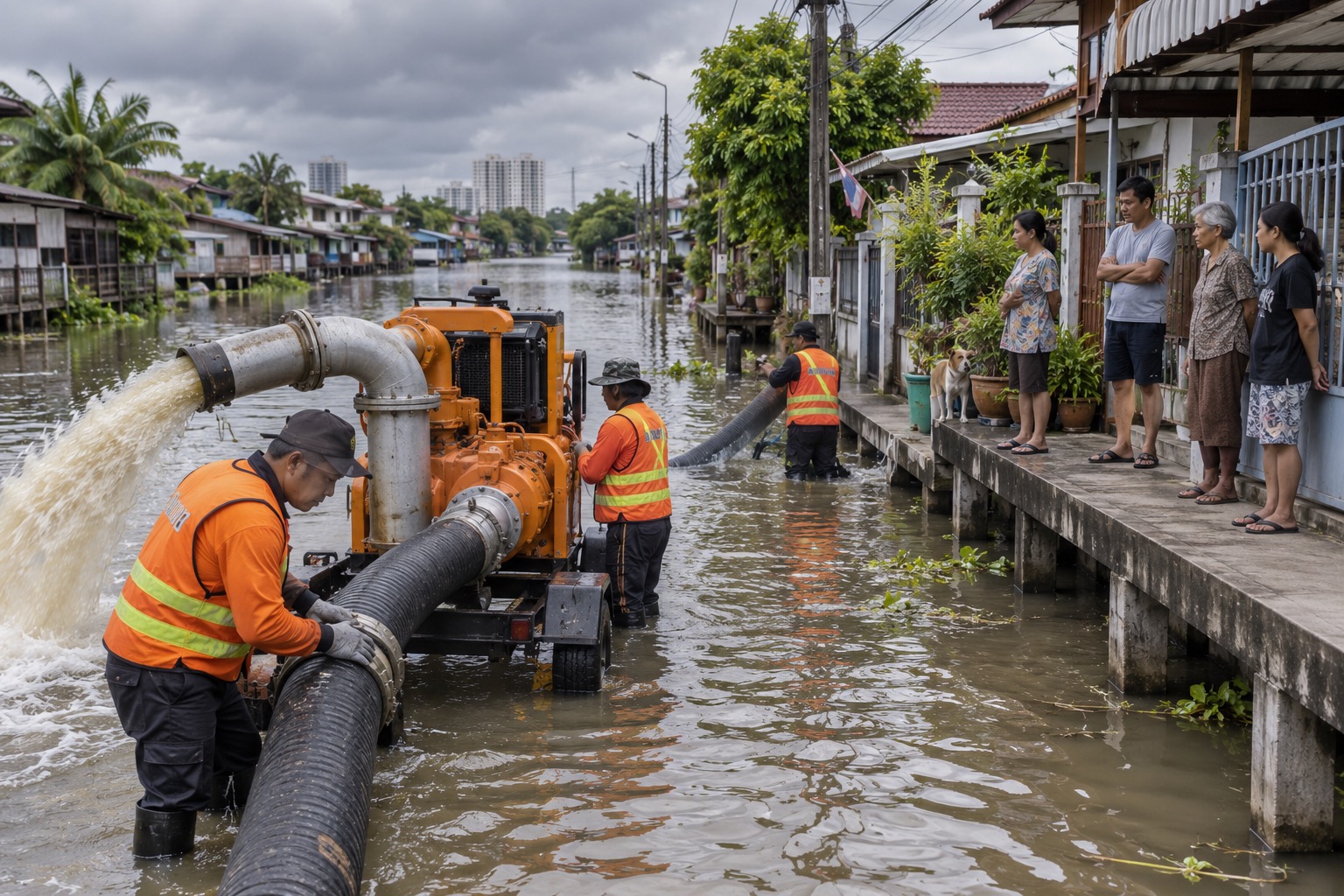 Bangkok Flood Drainage and Compensation