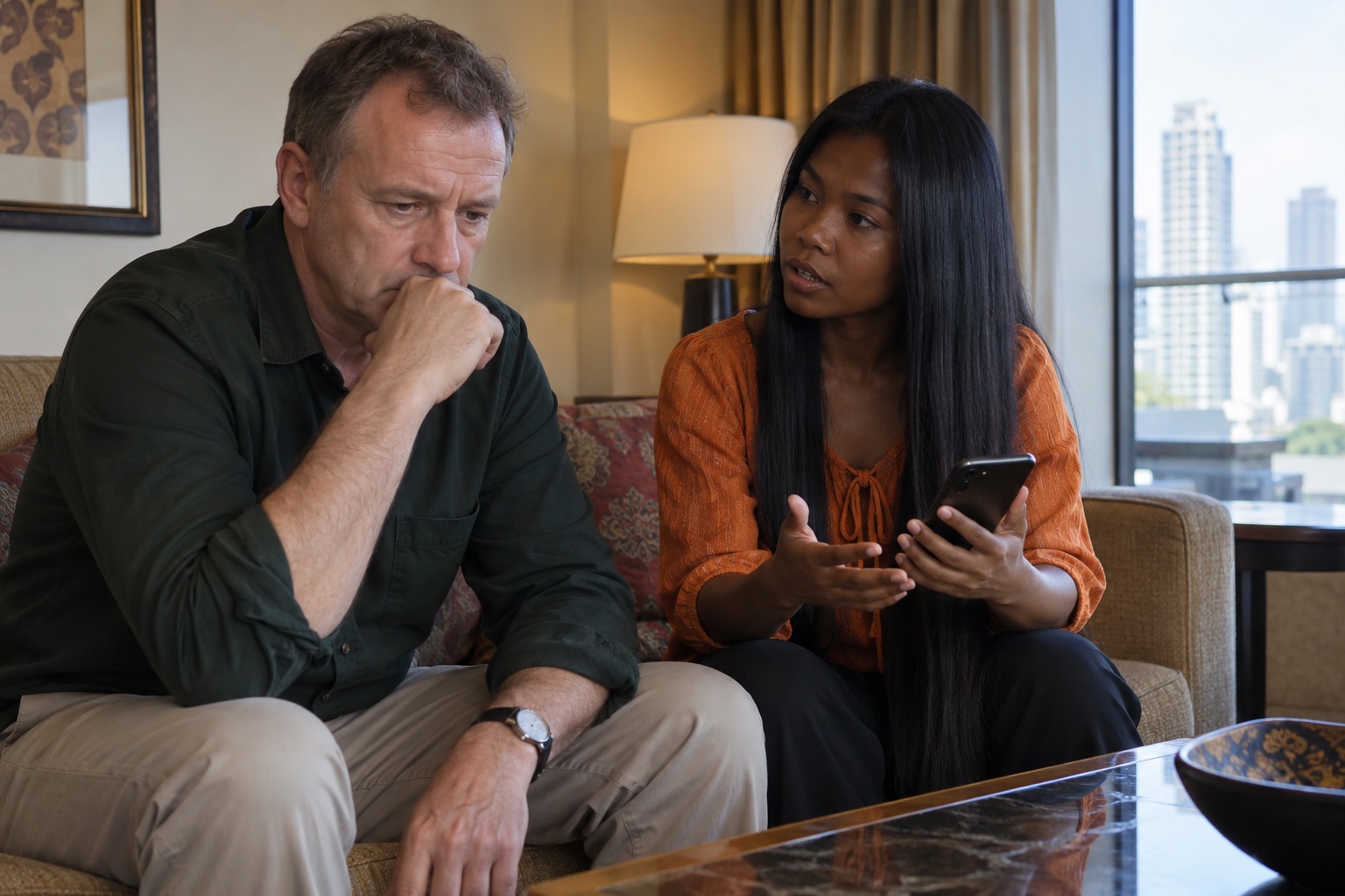 Discovering Her English Boyfriend and Monthly Payments