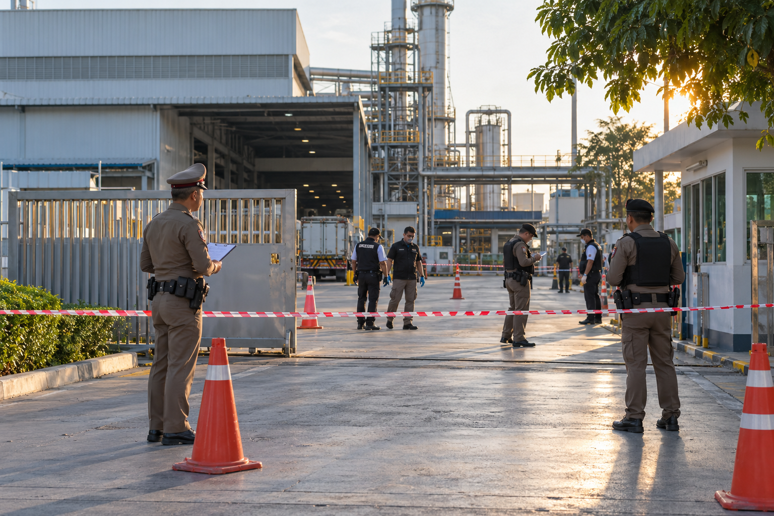 Fatal Shooting Outside a Factory in Ayutthaya
