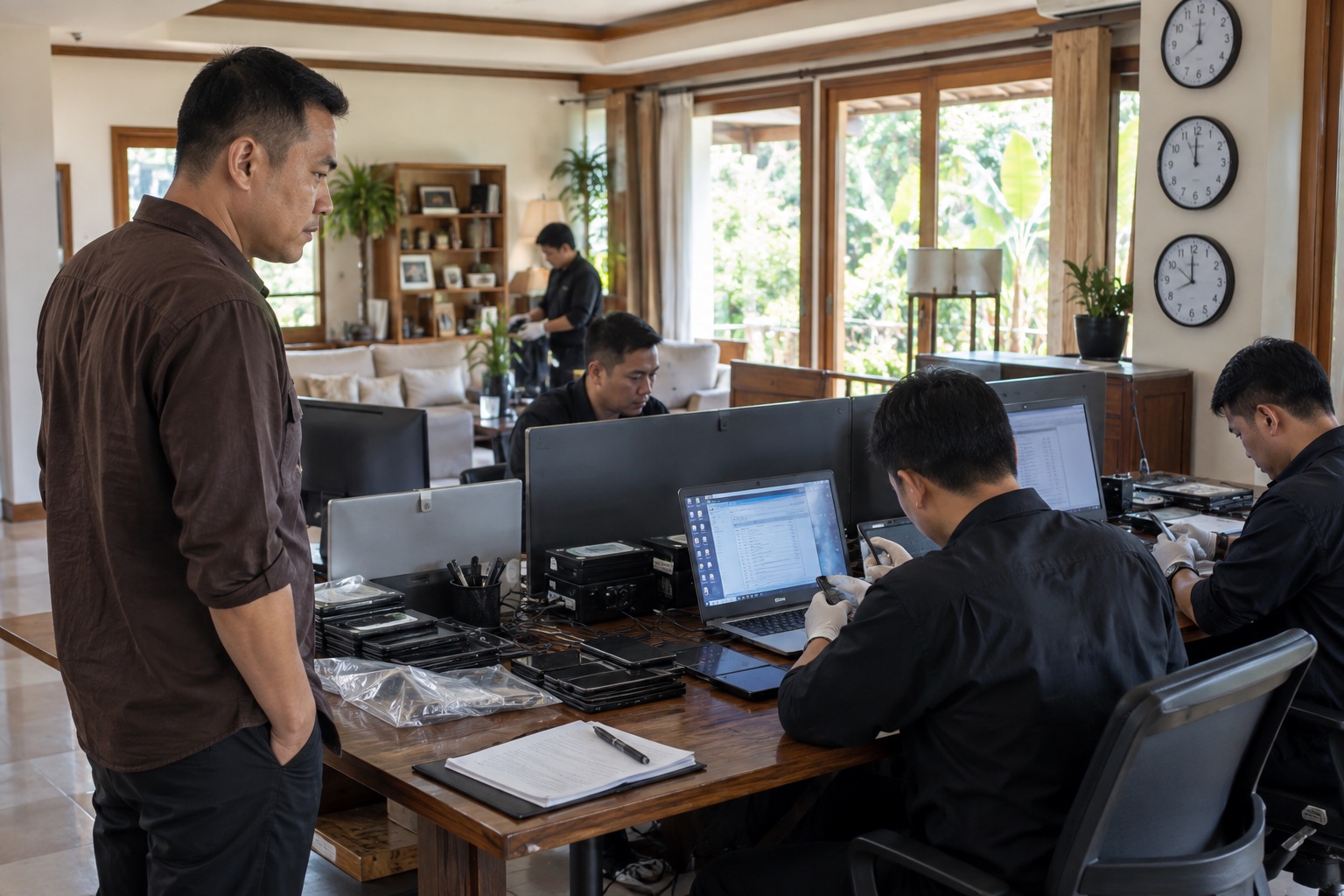 How Surveillance Exposed an Ordinary-Looking Office