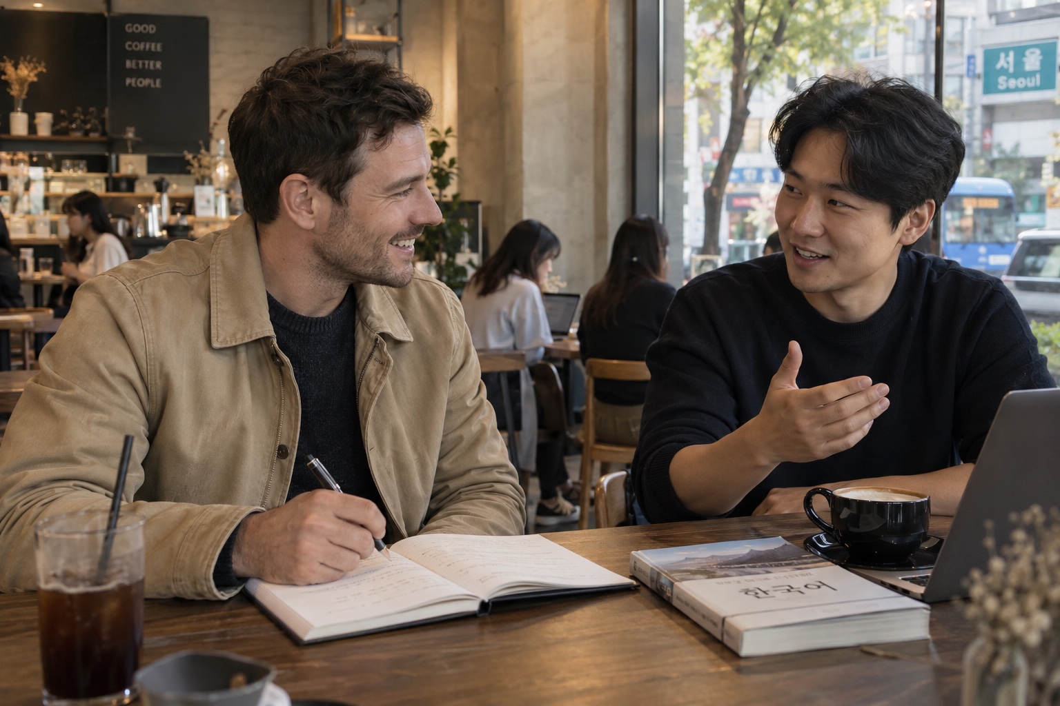 Learning Korean Through Study and Everyday Life