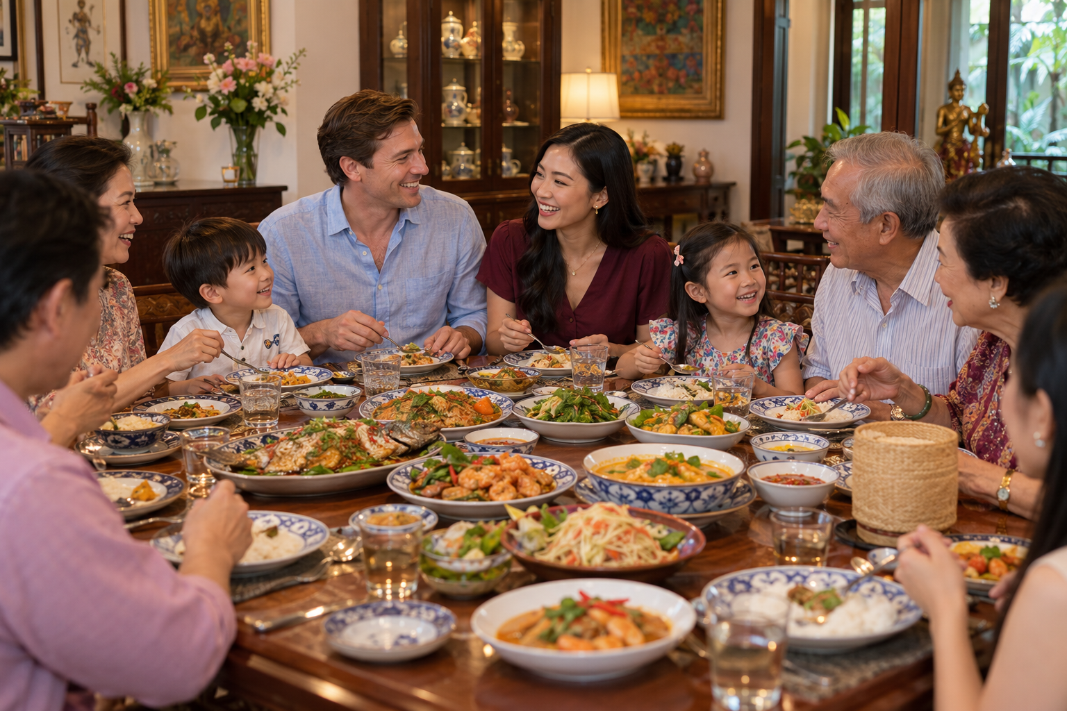 Learning Thai and Family Meals in Bangkok
