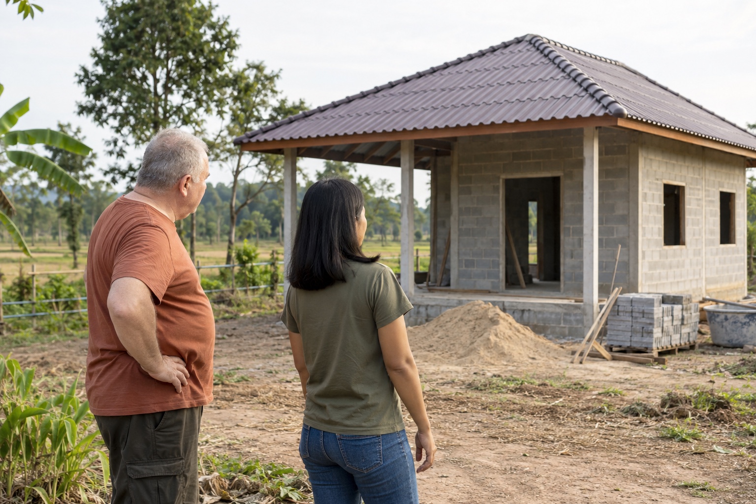 Paying to Build a House on Her Family Land