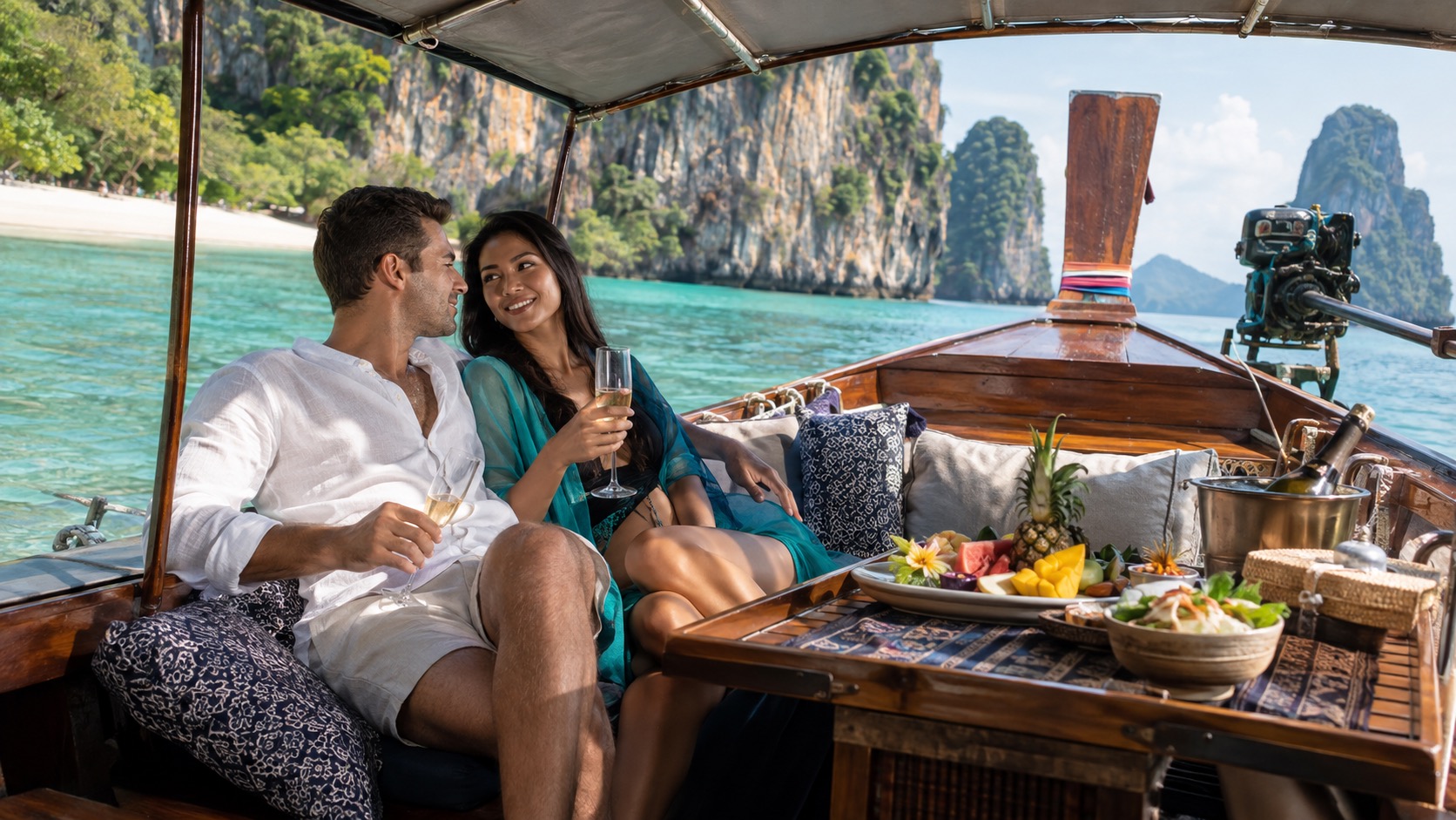 Private Luxury Longtail Boats Around Krabi