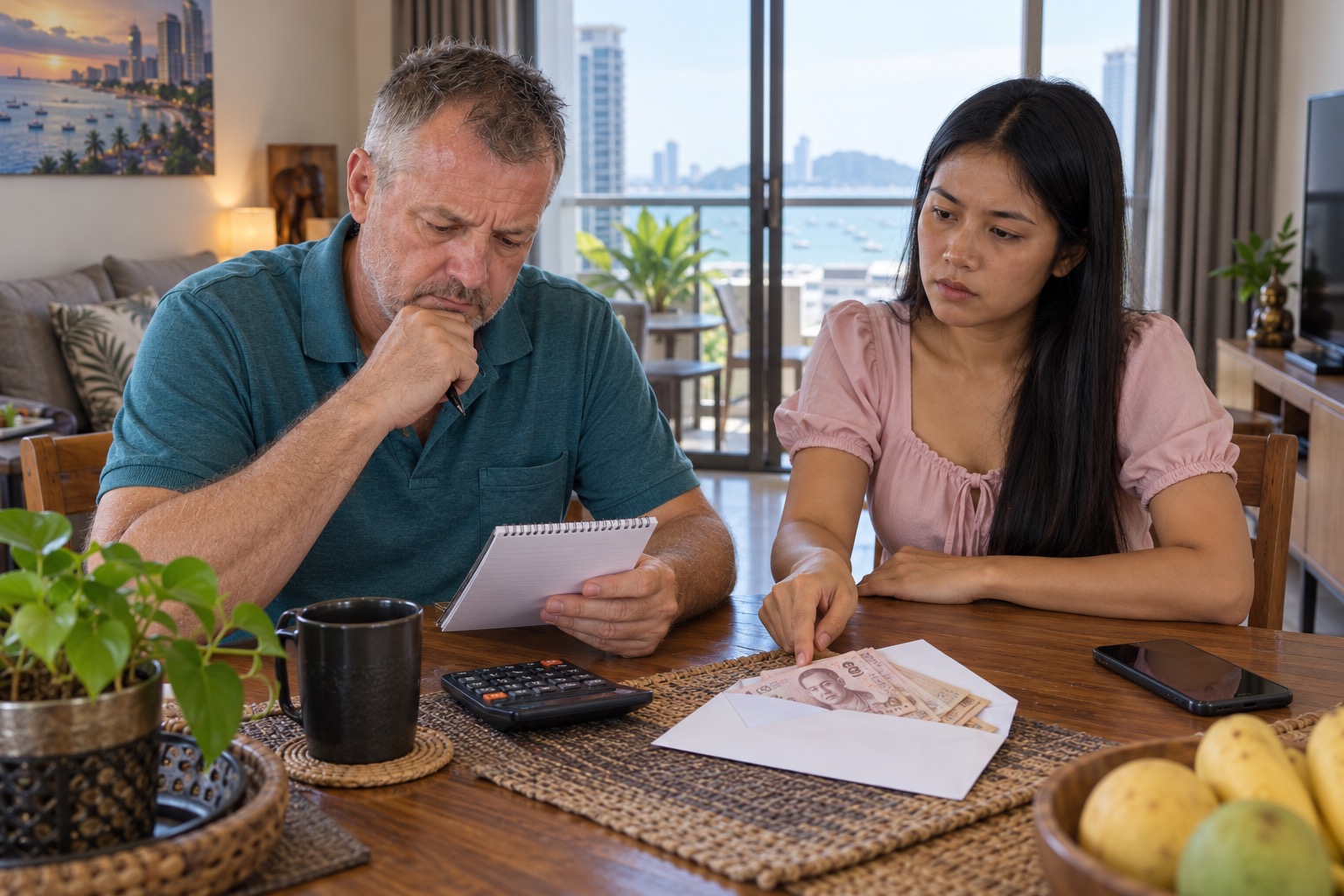 Starting Life Together in Pattaya on a Monthly Allowance