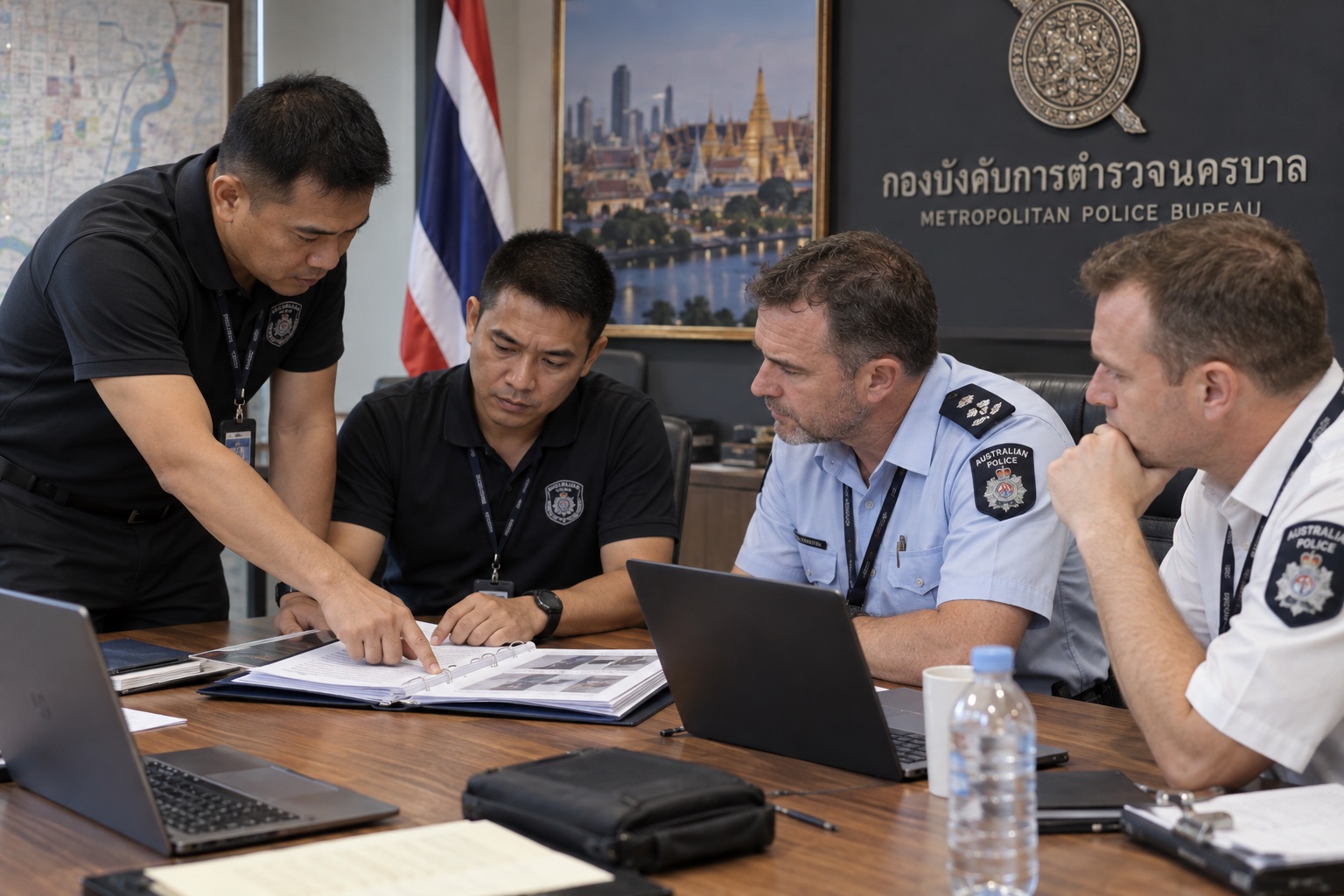 Thai and Australian Police Investigated the Samut Prakan Operation