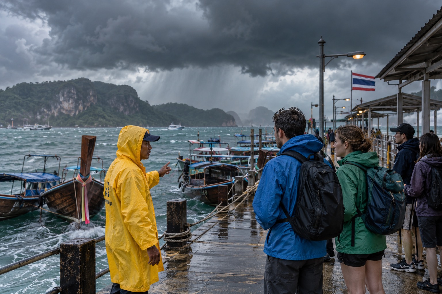 Thailand Heavy Rain Flash Flood and Sea Warnings