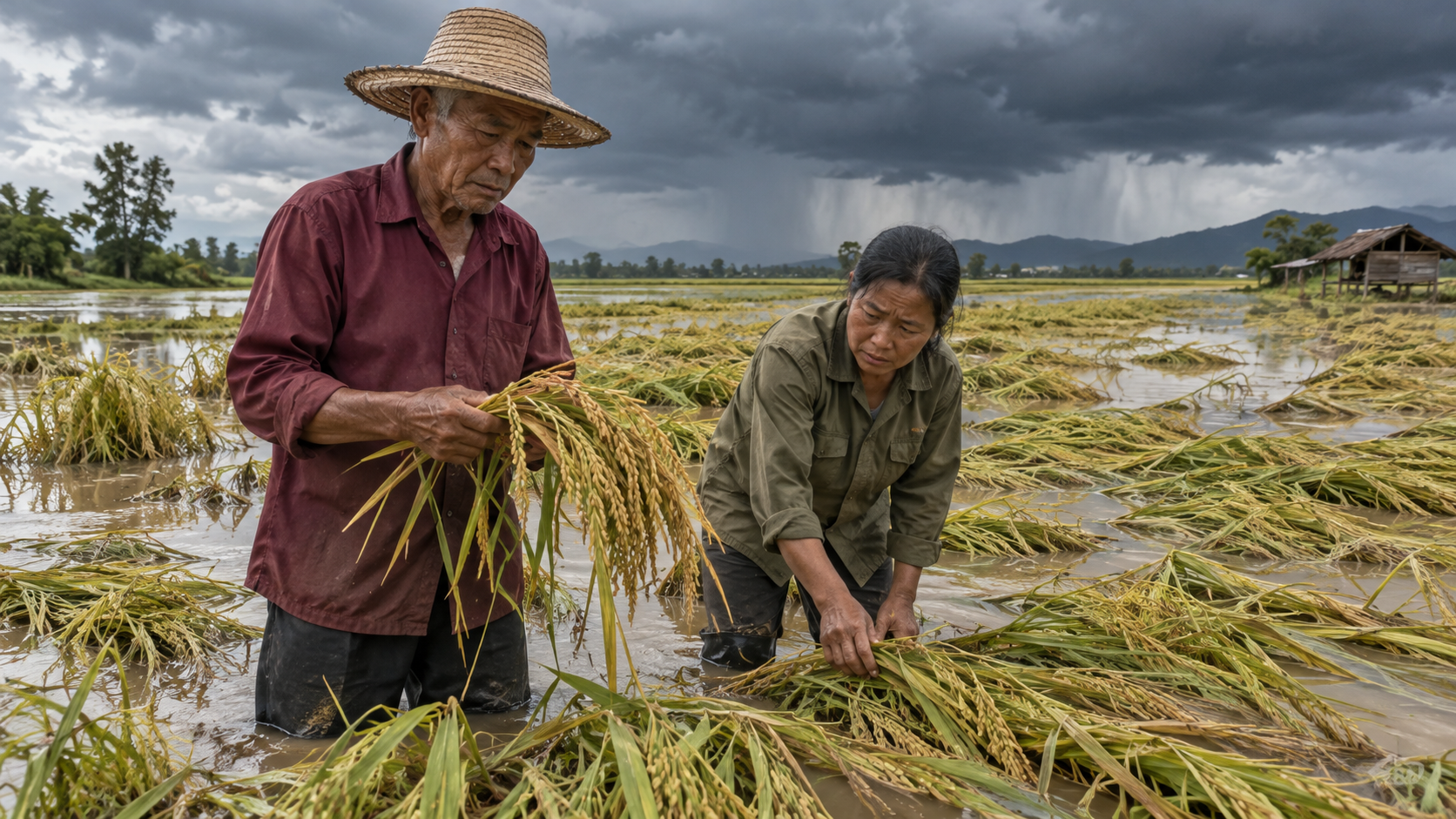 Thailand Rice Farmers Face Flooded Crop Losses