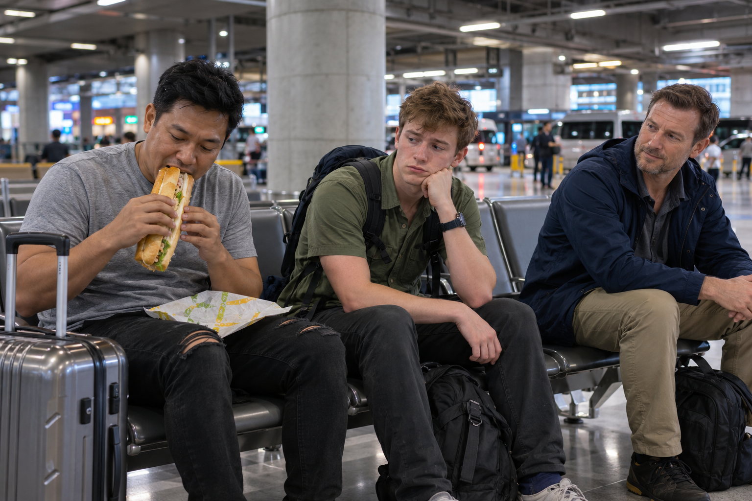 The Young American Backpacker and the Footlong Sandwich