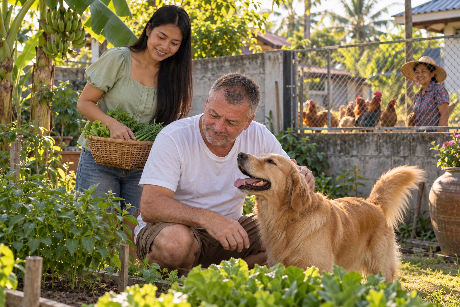 Village Neighbors, Chickens, and Life with Lacy