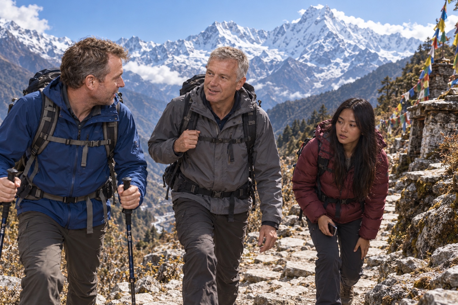 Walking Through Nepal With a Thai Couple